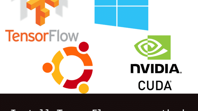 install tensorflow easy menthod