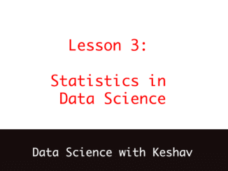 statistics in data science